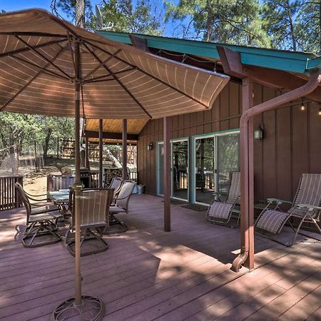 Rustic-Chic Prescott Cabin With Deck In Wooded Area! Esterno foto