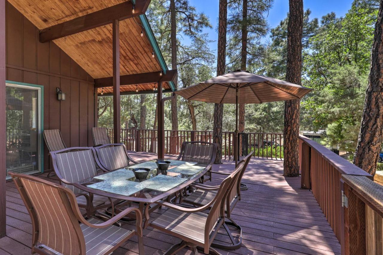 Rustic-Chic Prescott Cabin With Deck In Wooded Area! Esterno foto