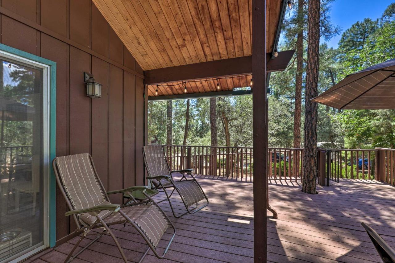 Rustic-Chic Prescott Cabin With Deck In Wooded Area! Esterno foto
