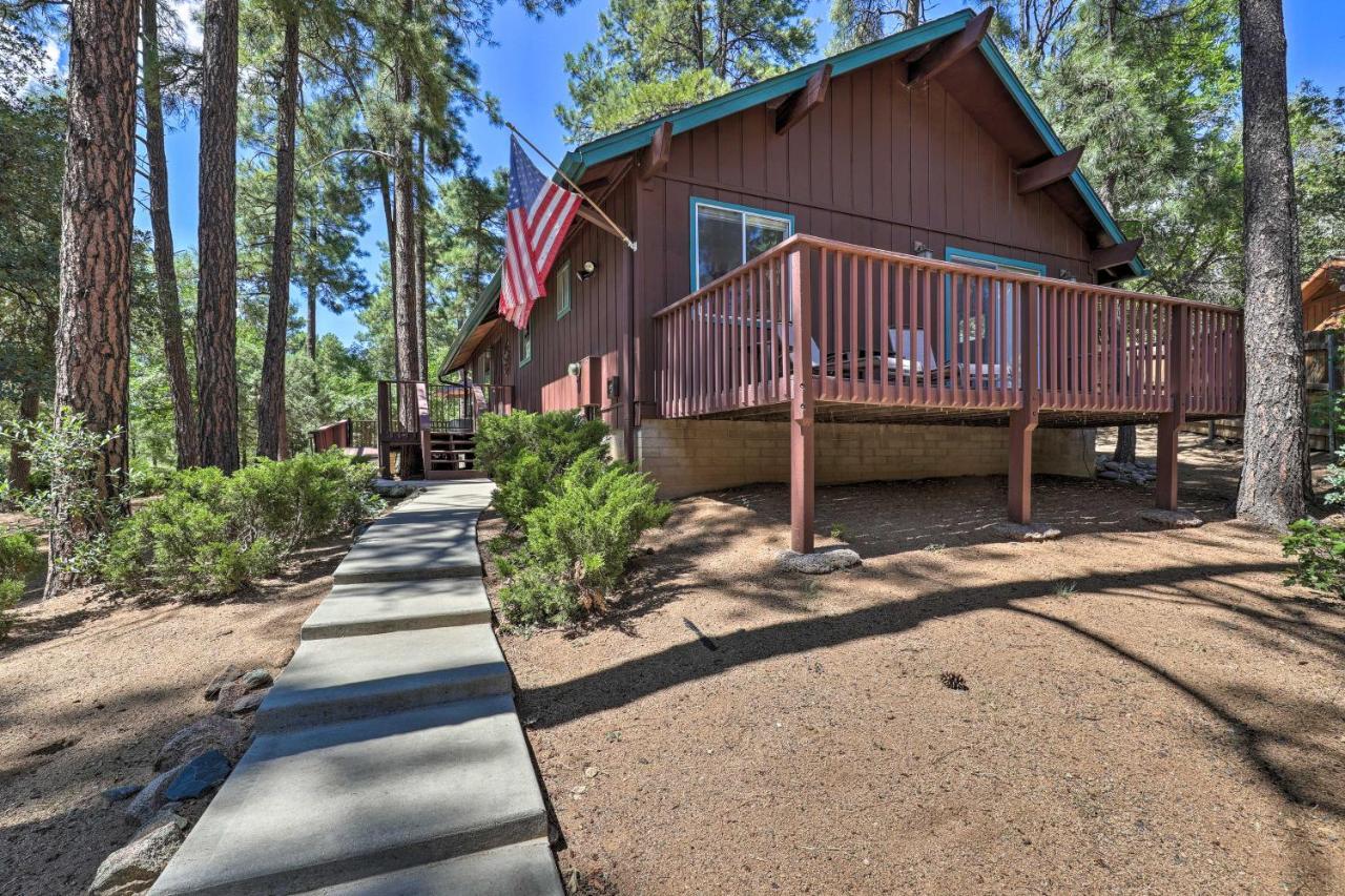 Rustic-Chic Prescott Cabin With Deck In Wooded Area! Esterno foto