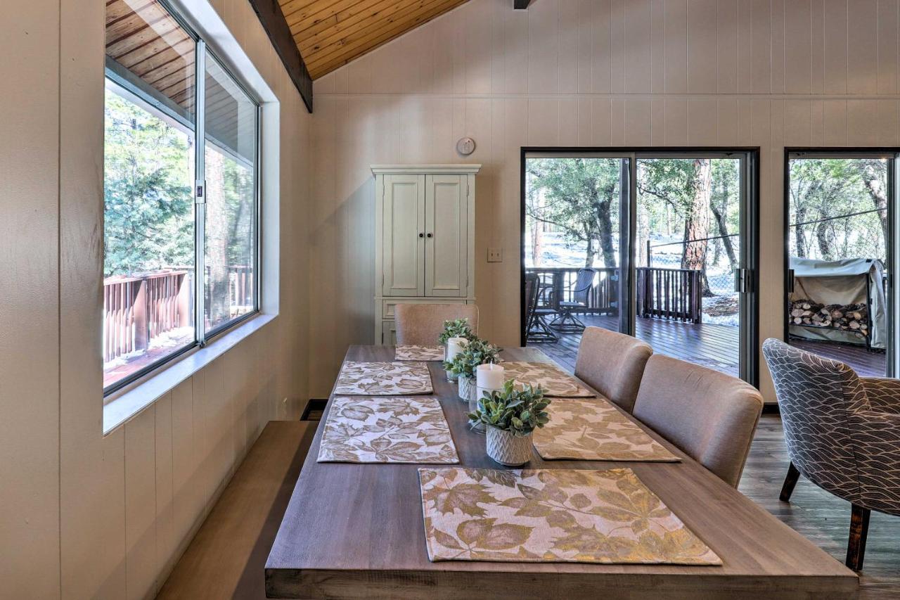 Rustic-Chic Prescott Cabin With Deck In Wooded Area! Esterno foto