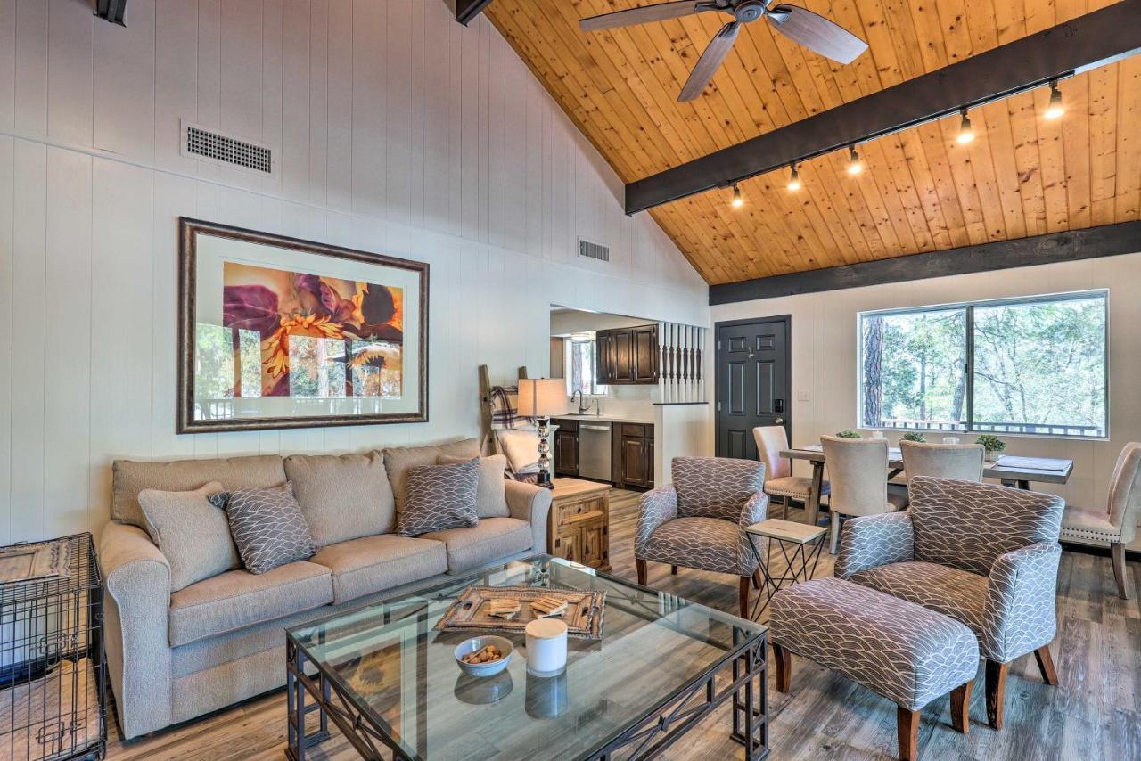 Rustic-Chic Prescott Cabin With Deck In Wooded Area! Esterno foto