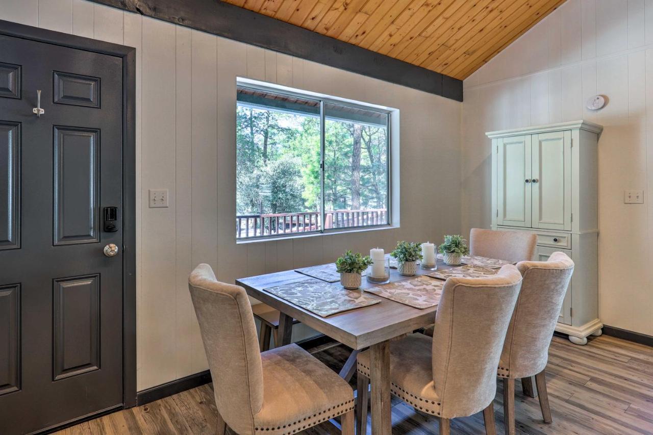 Rustic-Chic Prescott Cabin With Deck In Wooded Area! Esterno foto